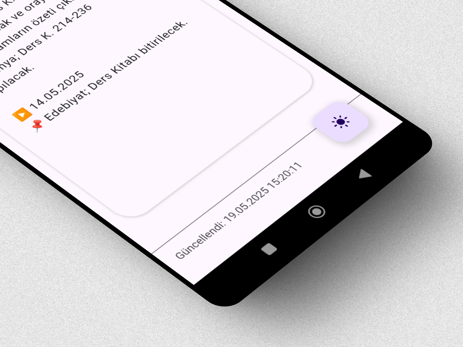 Material Design 3 Arayüzü